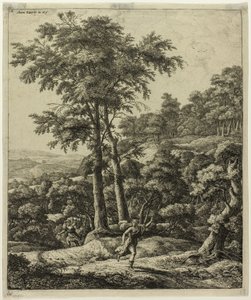 Apolló és Daphne alkotó: Anthonie Waterloo