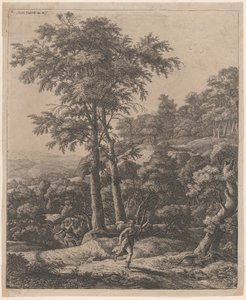 Apollo és Daphne, 17. század. alkotó: Anthonie Waterloo