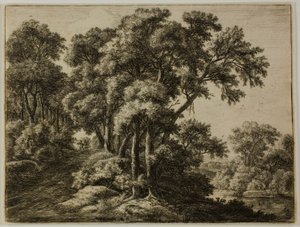 Az erdei út alkotó: Anthonie Waterloo
