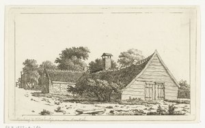 Herberg het Molentje aan de Amstel (cím a tárgyon) alkotó: Anthonie van den Bos