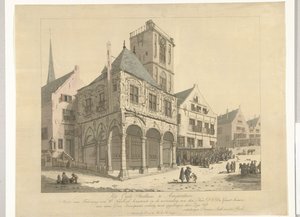 Amszterdam régi városháza, 1641 A régi városháza Amszterdamban (cím a tárgyon)