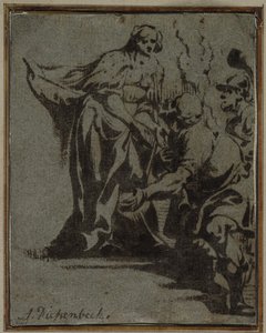 Jelenet a klasszikus mitológiából, 1600-as évek.
