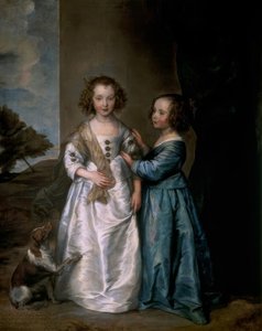 Erzsébet és Philadelphia Wharton portréja alkotó: Anthony van Dyck