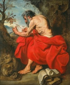 Szent Jeromos. 1615/16 körül alkotó: Anthony van Dyck