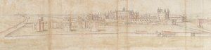 Hampton Court Palace északról, 1550-1560