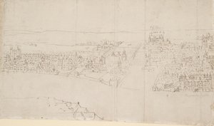 London panorámája Southwarkból nézve: Durham House to Barnard