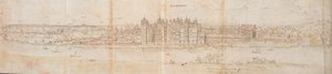 Richmond-palota a Temze túloldaláról, 1562