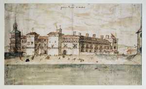 A madridi Alcazar alkotó: Anthonis van den Wyngaerde