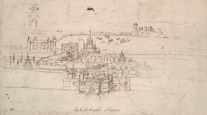 A londoni Tower, 1550-1560 alkotó: Anthonis van den Wyngaerde
