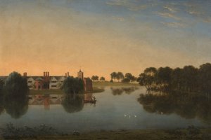 Tabley: A régi terem a Mere túloldalán