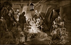 Nelson halála, 1805, illusztráció a 