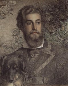 Cyril Flower portréja alkotó: Anthony Frederick Augustus Sandys