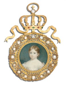 Viktória királynő gyermekkorában, 1825 alkotó: Anthony Stewart