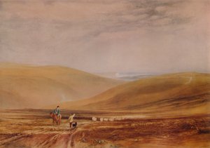 The Downs Beachy Head közelében, 1844, 1935 alkotó: Anthony Vandyke Copley Fielding