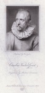 Cornelis van der Geest, flamand fűszerkereskedő és műgyűjtő (metszet)