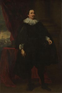 A Van der Borcht család férfi tagjának portréja alkotó: Anthony van Dyck (follower of)