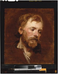 Egy szakállas férfi, egy dolgozószoba alkotó: Anthony van Dyck
