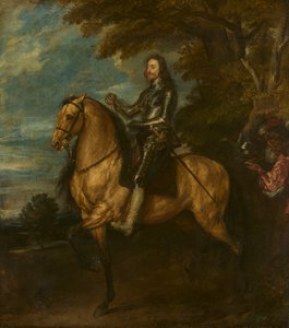 I. Károly (1600-49) lóháton alkotó: Anthony van Dyck