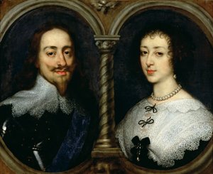 I. Károly angol (1600-49) és Henrietta Mária királynő (1609-69) alkotó: Anthony van Dyck