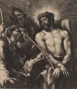 A tövisekkel koronázott Krisztus, valószínűleg 1630. alkotó: Anthony van Dyck