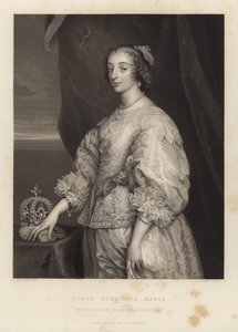 Henrietta Maria alkotó: Anthony van Dyck