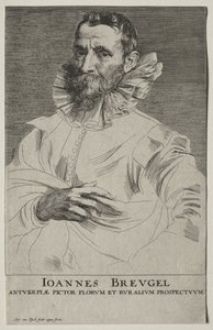 Jan Brueghel portréja alkotó: Anthony van Dyck