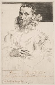 Jan Brueghel, 1632 körül (rézkarc) alkotó: Anthony van Dyck