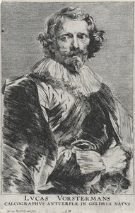 Lucas Vosterman, 1628-1632 (metszet fektetett papírra metszett) alkotó: Anthony van Dyck