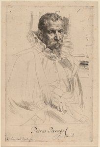 Az ifjabb Pieter Bruegel, valószínűleg 16261641. alkotó: Anthony van Dyck