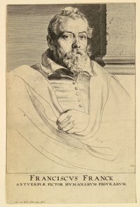 Frans Francken portréja, az Emberek hercegeinek ikonjaiból alkotó: Anthony van Dyck