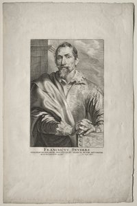 Frans Snyders portréja. alkotó: Anthony van Dyck