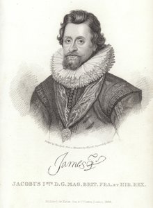 Anglia és Írország I. Jakab portréja alkotó: Anthony van Dyck