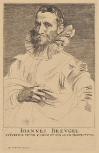 Idősebb Jan Bruegel portréja alkotó: Anthony van Dyck