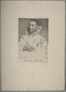 Jan Brueghel portréja alkotó: Anthony van Dyck