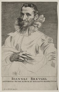 Jan Brueghel portréja. alkotó: Anthony van Dyck