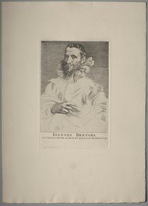 Jan Brueghel portréja. alkotó: Anthony van Dyck