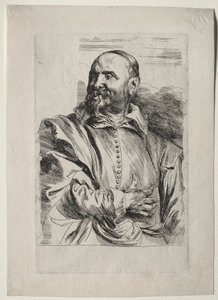 Jan Snellinx portréja. alkotó: Anthony van Dyck