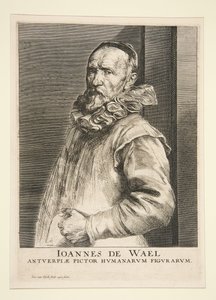 Jan de Wael portréja (1558-1633) alkotó: Anthony van Dyck