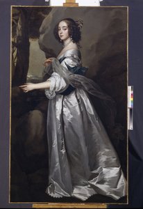 Lady Frances Cranfield, Lady Buckhurst, később Dorset grófnő portréja, 1637-50 körül (olaj, vászon) alkotó: Anthony van Dyck