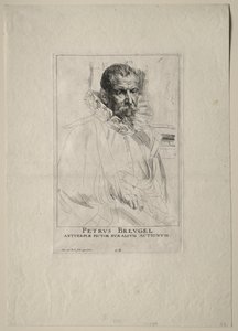 Pieter Bruegel portréja. alkotó: Anthony van Dyck