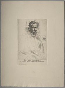 Pieter Brueghel portréja. alkotó: Anthony van Dyck