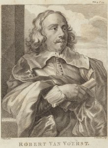 Robert van Voerst portréja alkotó: Anthony van Dyck