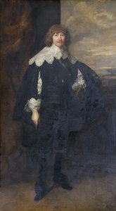 William Cavendish portréja, kék szárnyal módosítva alkotó: Anthony van Dyck