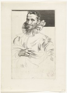 Idősebb Jan Brueghel portréja alkotó: Anthony van Dyck