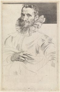 Jan Brueghel, az idősebb portréja alkotó: Anthony van Dyck