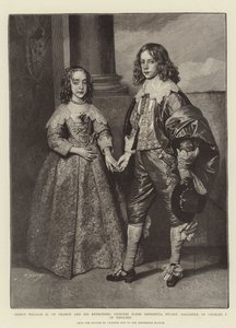 II. Vilmos orániai herceg és jegyese, Marie Henrietta Stuart hercegnő, I. Károly angol lánya alkotó: Anthony van Dyck