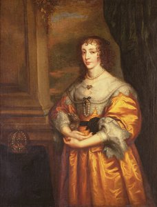 Henrietta Maria királynő, 1633 körül alkotó: Anthony van Dyck