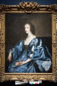 Henrietta Mária angol királynő, 1636-38 körül (olaj, vászon) alkotó: Anthony van Dyck