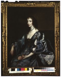 Henrietta Mária angol királynő, 1636-38 körül alkotó: Anthony van Dyck