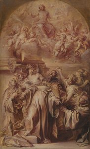 Szent Ágoston eksztázisa alkotó: Anthony van Dyck